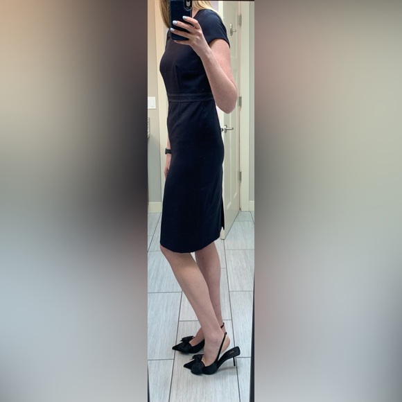 Tory Burch navy suiting dress Size 8 - Picture 5 of 5